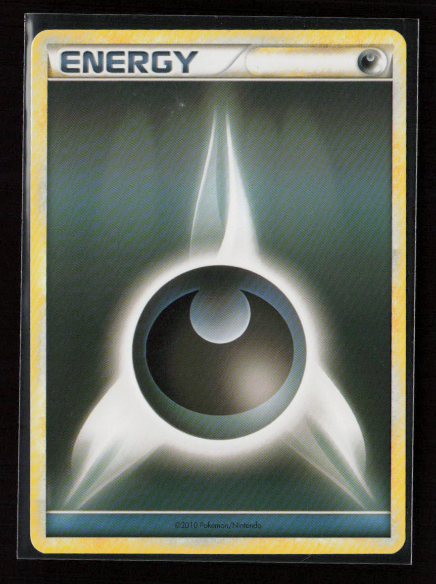 Darkness Energy (2010 Unnumbered HGSS Style Non-Holo) Promo League & Championship Cards LP