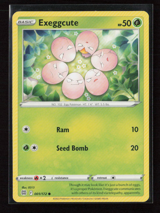 Exeggcute Common SWSH09: Brilliant Stars 001/172 LP