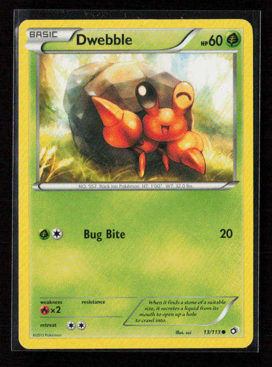 Dwebble Common Legendary Treasures 13/113 LP - Kang's Collectibles