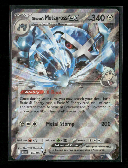 Steven's Metagross ex Double Rare SV10: Destined Rivals 145/182 NM - Kang's Collectibles