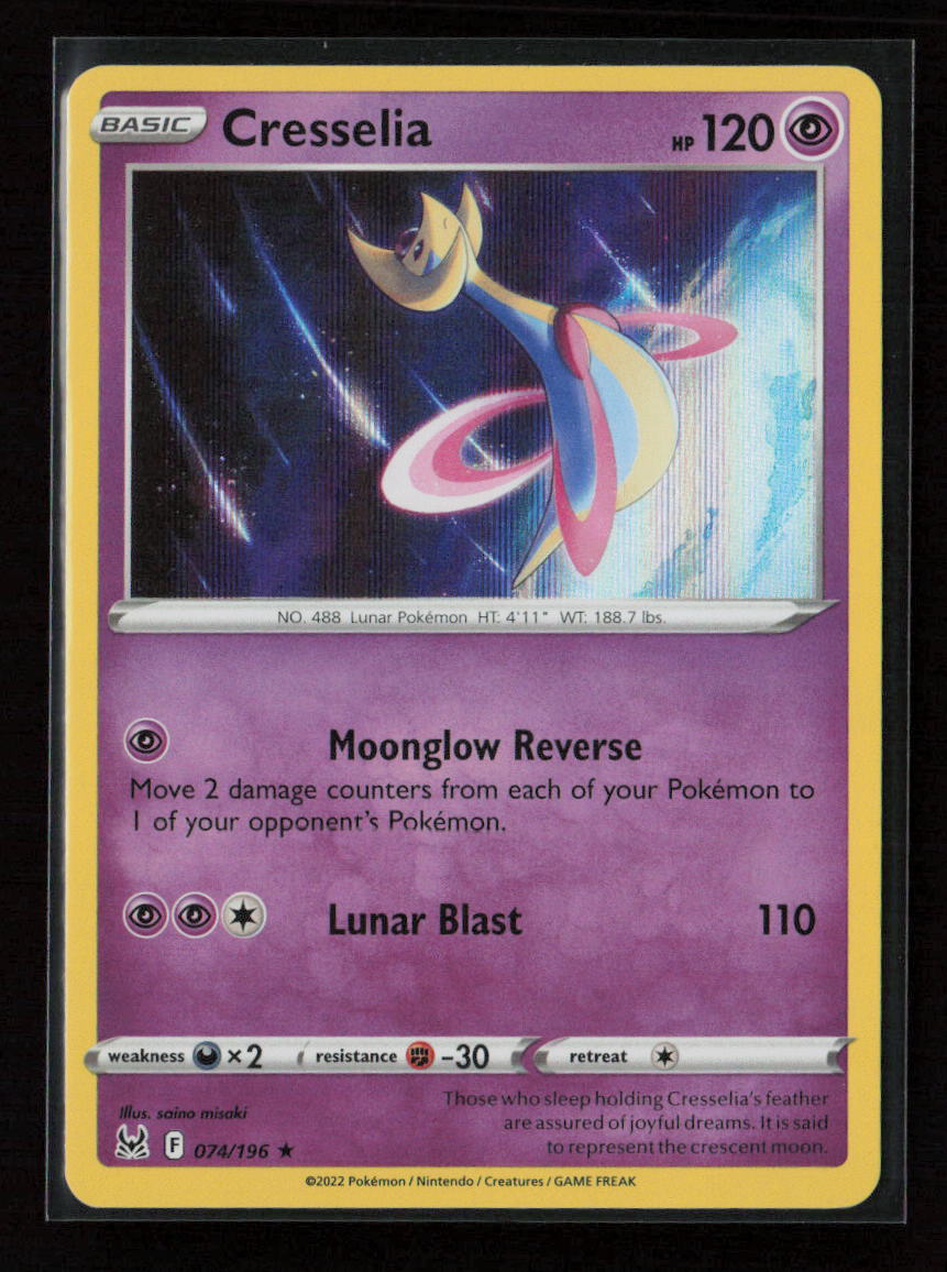 Cresselia Holo Rare SWSH11: Lost Origin 074/196 NM
