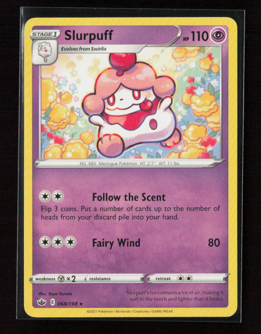Slurpuff Rare SWSH06: Chilling Reign 068/198 LP