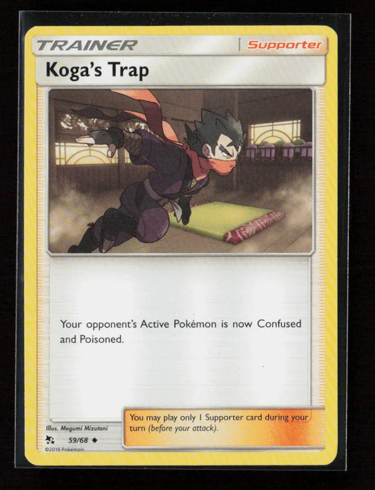 Koga's Trap Uncommon Hidden Fates 59/68 LP - Kang's Collectibles