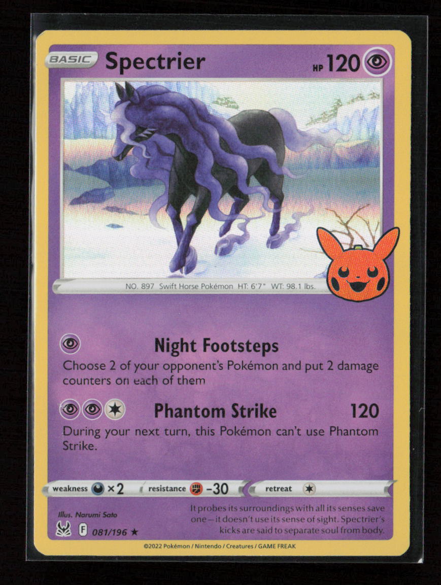 Spectrier Holo Rare Trick or Trade BOOster Bundle 2023 081/196 NM