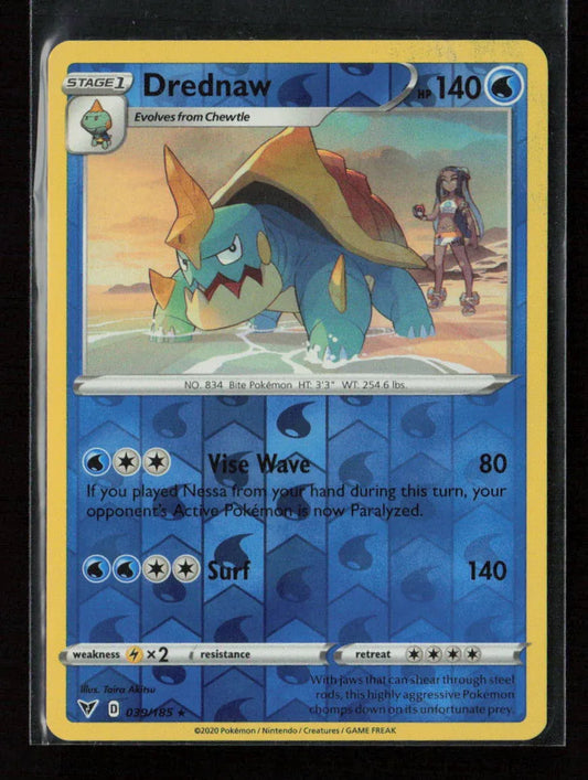 Drednaw Rare SWSH04: Vivid Voltage 039/185 LP - Kang's Collectibles