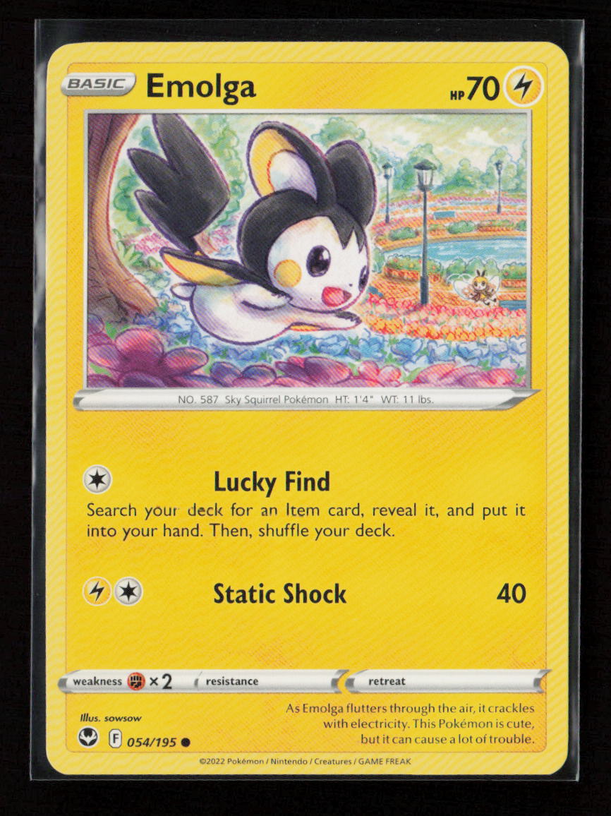 Emolga Common SWSH12: Silver Tempest 054/195 LP