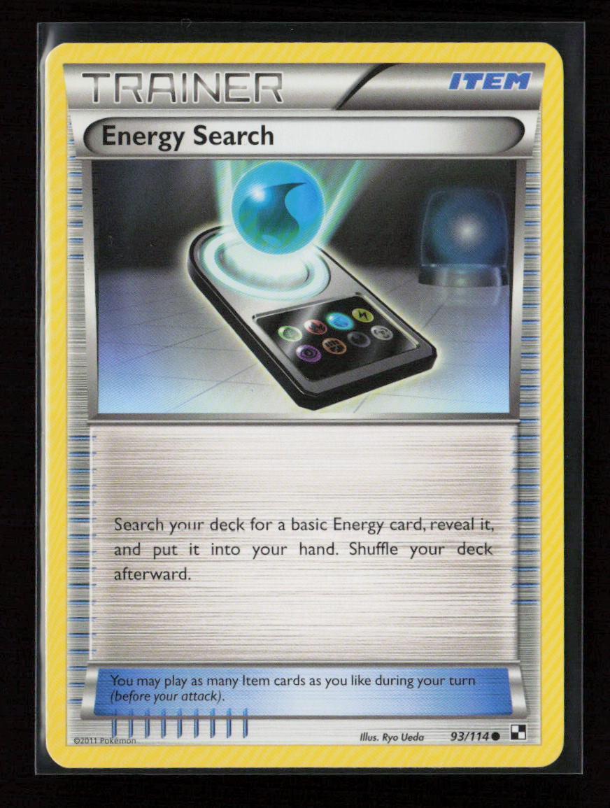 Energy Search Common Black and White 93/114 NM