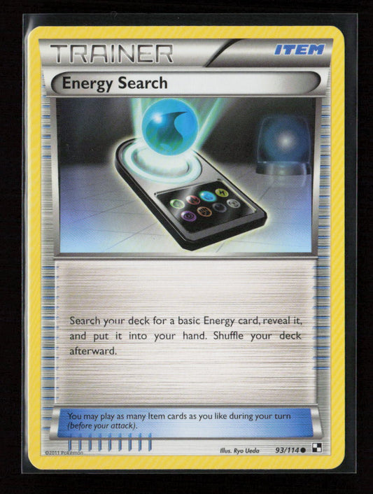 Energy Search Common Black and White 93/114 NM
