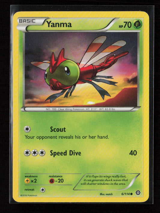 Yanma Common XY - Steam Siege 6/114 LP