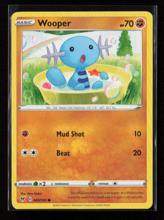 Wooper Common SWSH04: Vivid Voltage 083/185 LP