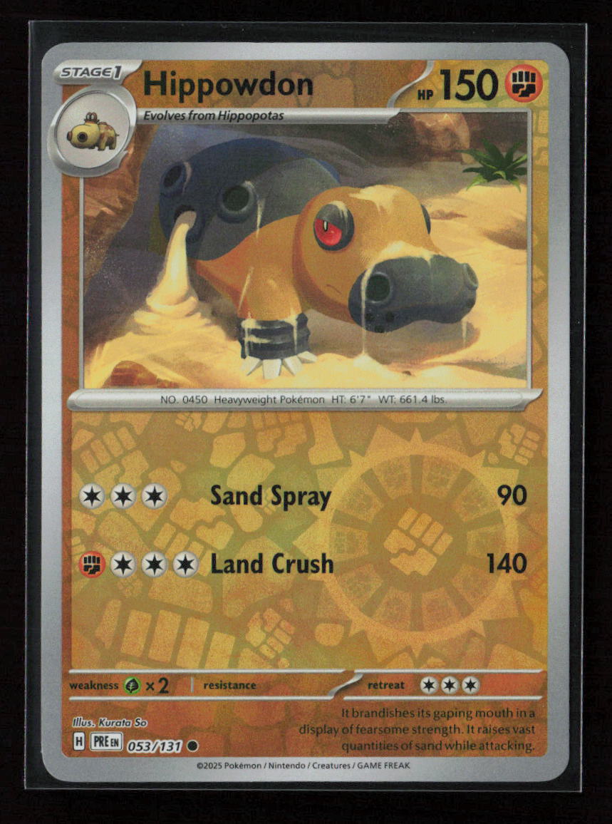 Hippowdon Common SV: Prismatic Evolutions 053/131 NM
