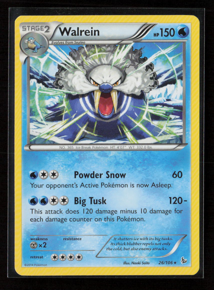 Walrein Rare XY - Flashfire 26/106 LP