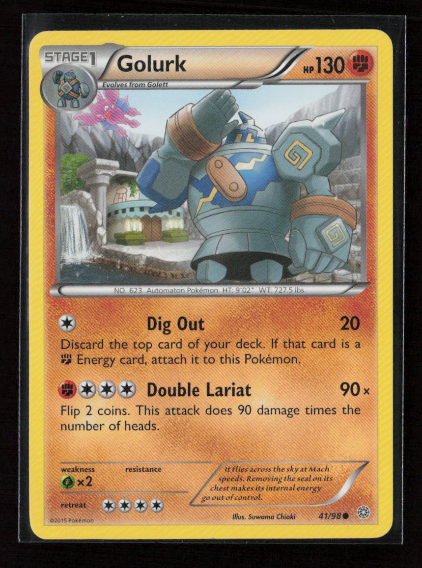 Golurk (41) Common XY - Ancient Origins 41/98 LP