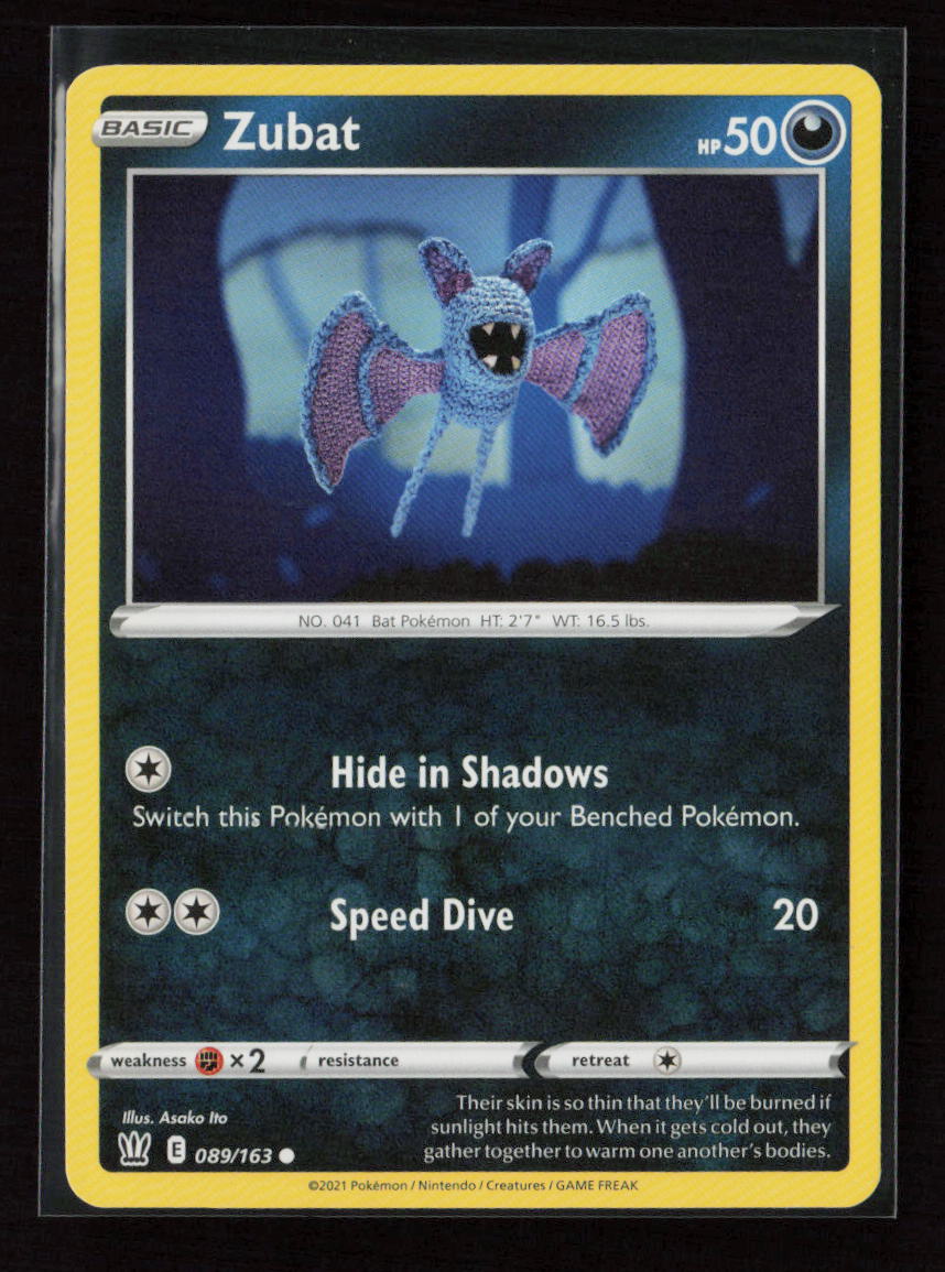 Zubat Common SWSH05: Battle Styles 089/163 LP