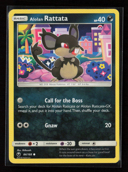 Alolan Rattata Common SM - Celestial Storm 84/168 LP