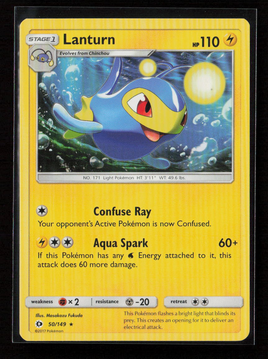 Lanturn Rare SM Base Set 50/149 LP