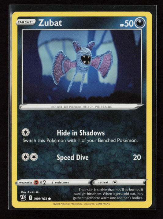 Zubat Common SWSH05: Battle Styles 089/163 LP
