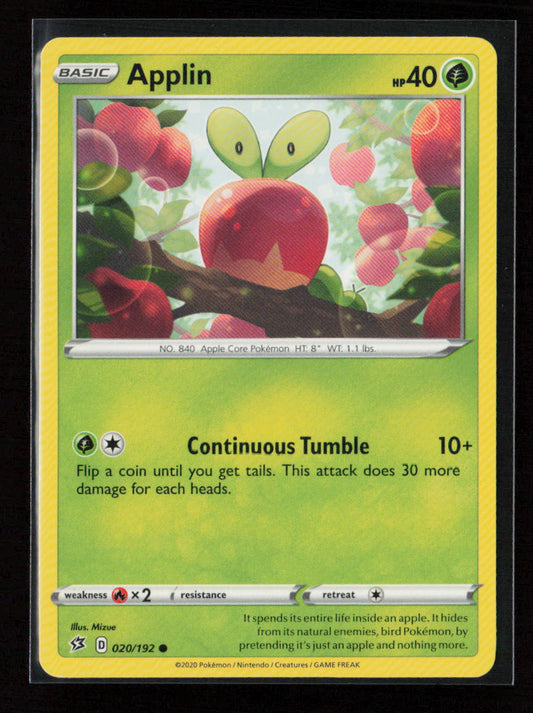 Applin (20) Common SWSH02: Rebel Clash 020/192 LP