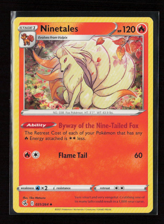 Ninetales (31) Uncommon SWSH08: Fusion Strike 031/264 LP