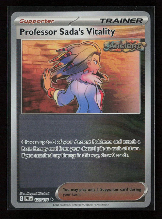 Professor Sada's Vitality Uncommon SV: Prismatic Evolutions 120/131 NM - Kang's Collectibles