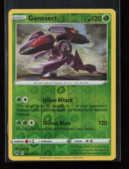 Genesect Holo Rare SWSH04: Vivid Voltage 016/185 LP - Kang's Collectibles