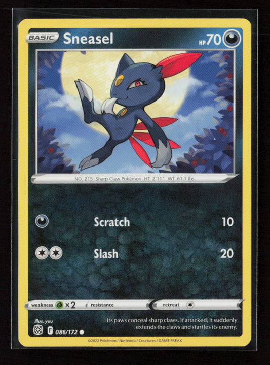 Sneasel Common SWSH09: Brilliant Stars 086/172 LP