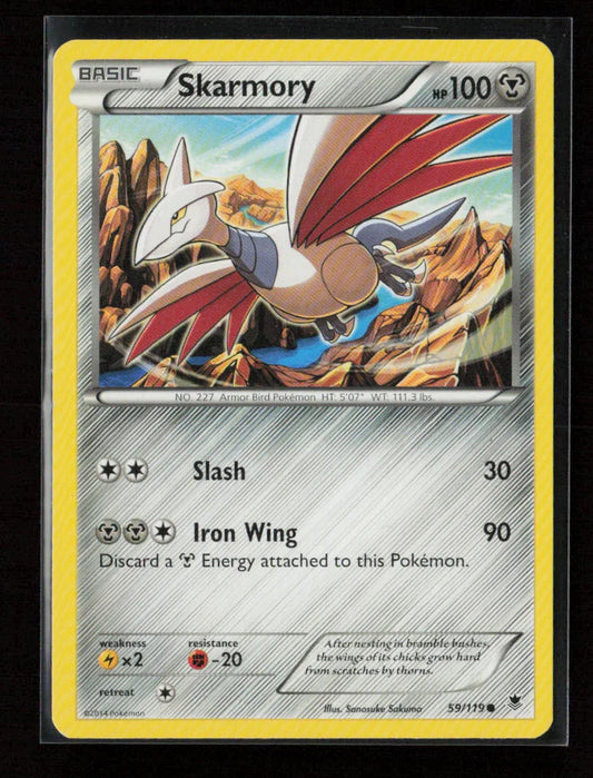 Skarmory Common XY - Phantom Forces 59/119 LP - Kang's Collectibles