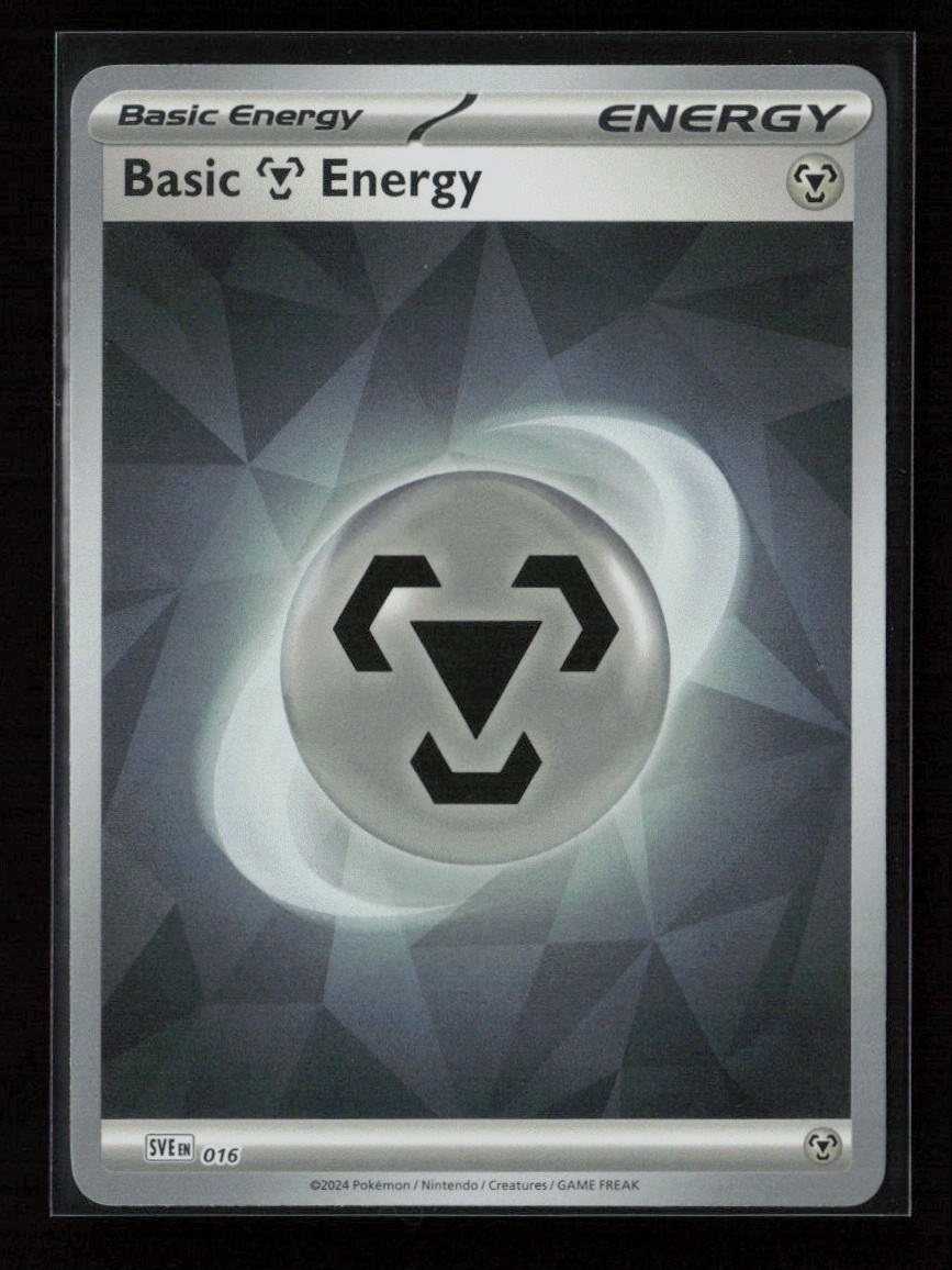 Basic Metal Energy (Cracked Ice Holo) Common SVE: Scarlet & Violet Energies 016 NM