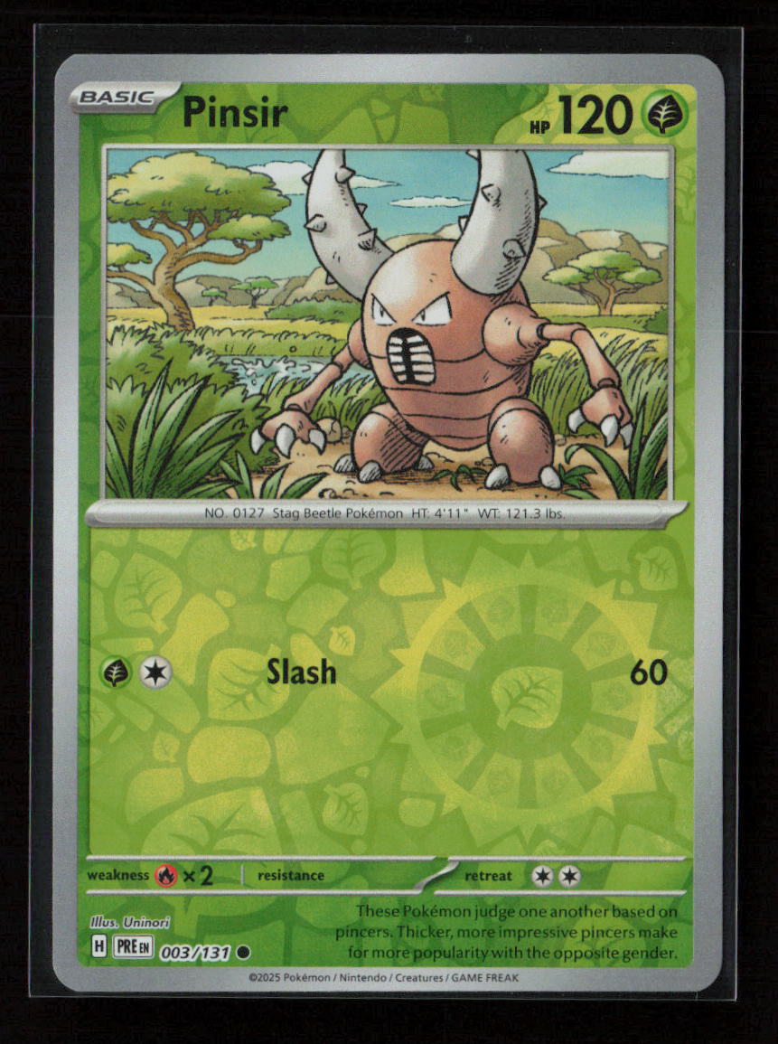 Pinsir Common SV: Prismatic Evolutions 003/131 NM