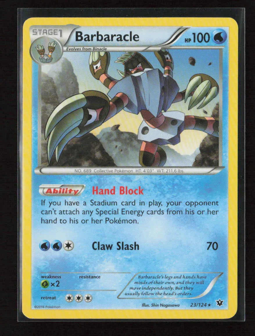 Barbaracle Rare XY - Fates Collide 23/124 NM - Kang's Collectibles