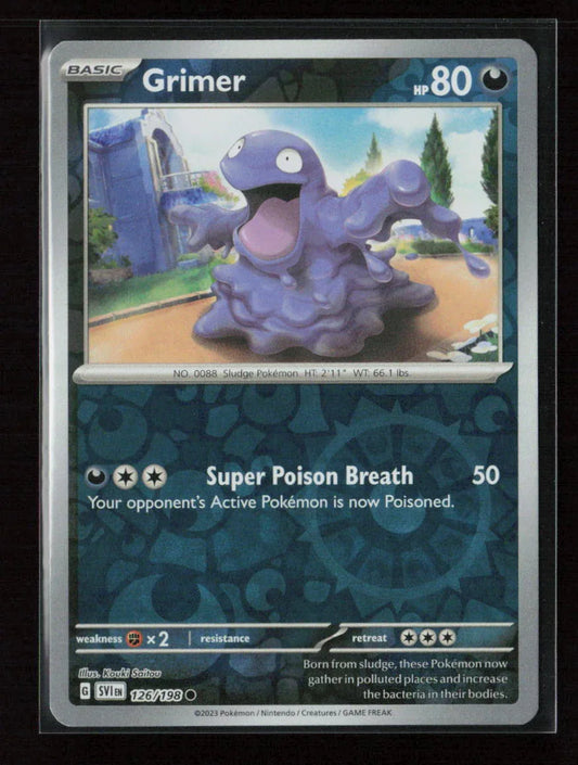 Grimer Common SV01: Scarlet & Violet Base Set 126/198 NM - Kang's Collectibles