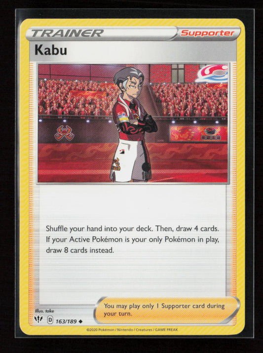 Kabu Uncommon SWSH03: Darkness Ablaze 163/189 NM