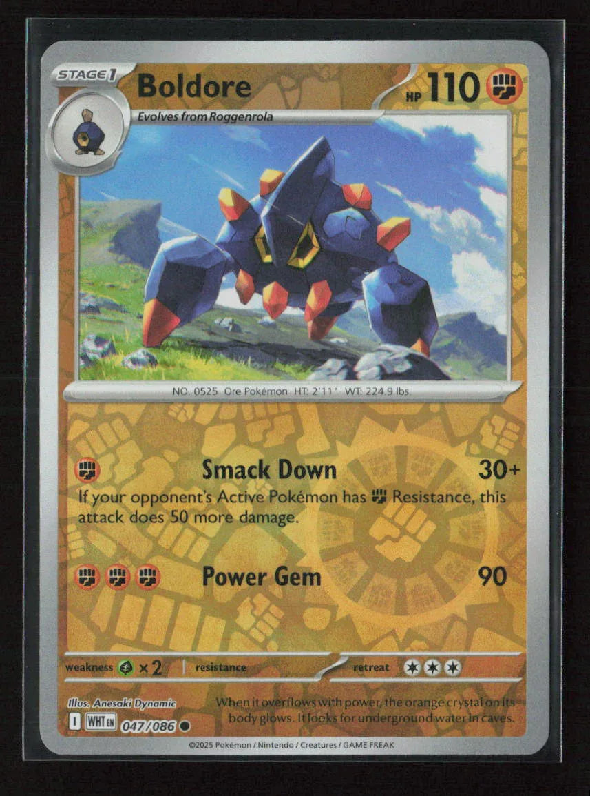 Boldore Common SV: White Flare 047/086 NM - Kang's Collectibles