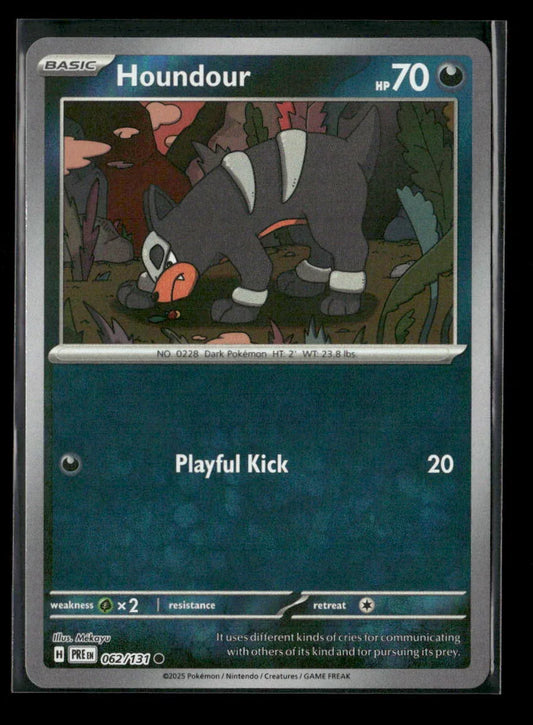 Houndour (Poke Ball Pattern) Common SV: Prismatic Evolutions 062/131 NM - Kang's Collectibles
