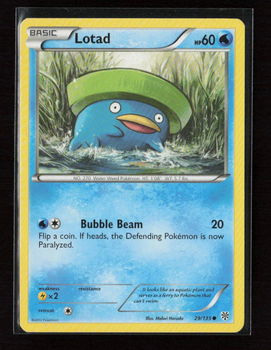 Lotad Common Plasma Storm 29/135 LP - Kang's Collectibles