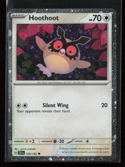 Hoothoot - 126 (Cosmos Holo) Promo SV: Scarlet & Violet Promo Cards 126/162 NM - Kang's Collectibles