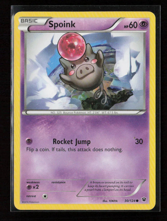 Spoink Common XY - Fates Collide 30/124 LP - Kang's Collectibles