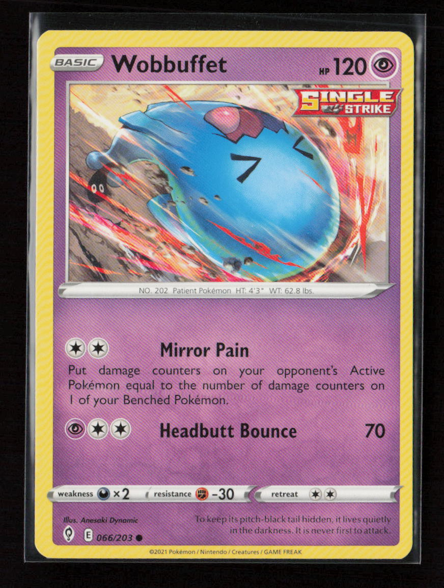Wobbuffet Common SWSH07: Evolving Skies 066/203 LP