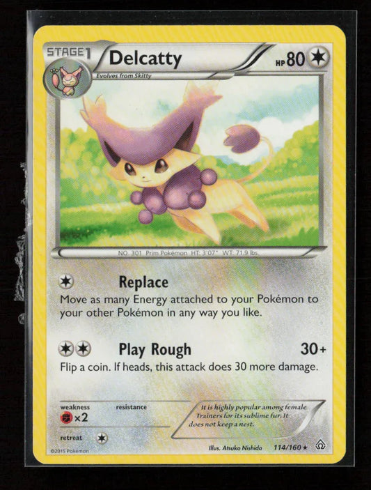 Delcatty Rare XY - Primal Clash 114/160 LP - Kang's Collectibles
