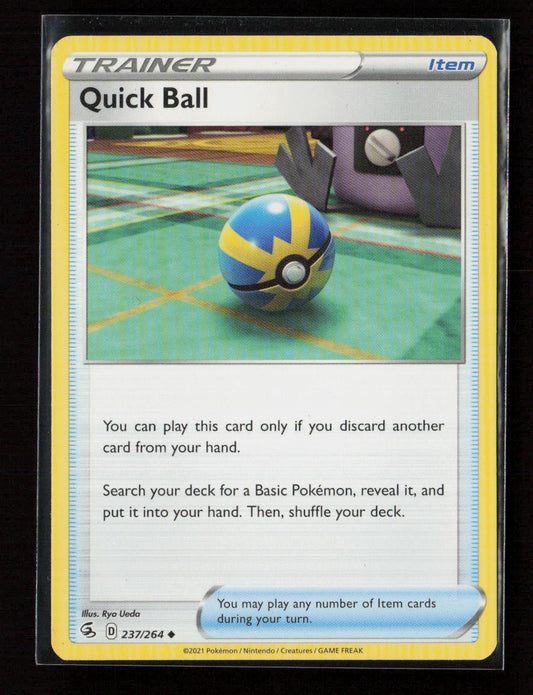 Quick Ball Uncommon SWSH08: Fusion Strike 237/264 LP