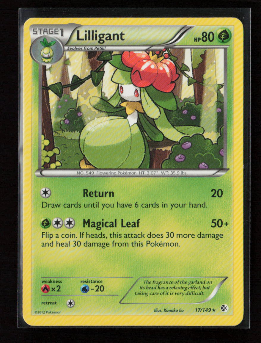 Lilligant Rare Boundaries Crossed 17/149 LP