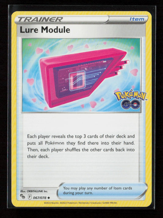 Lure Module Uncommon Pokemon GO 067/078 LP