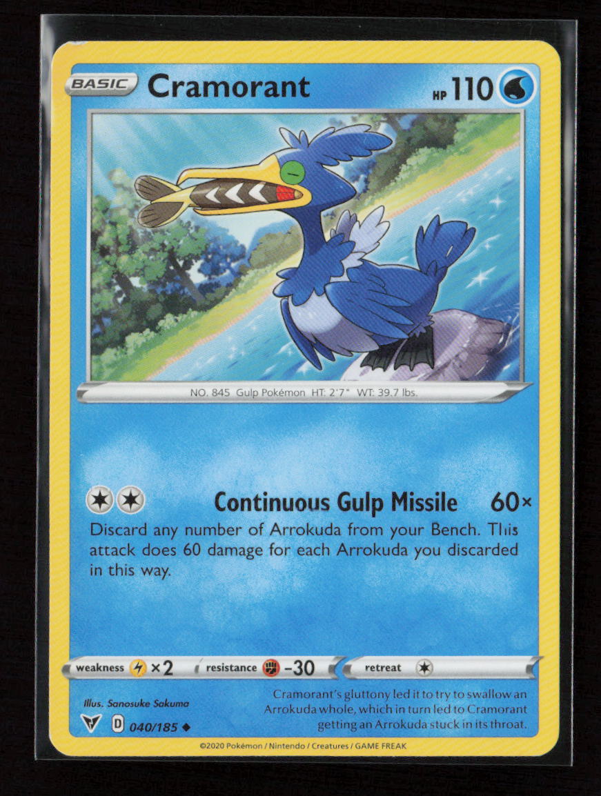 Cramorant Uncommon SWSH04: Vivid Voltage 040/185 LP