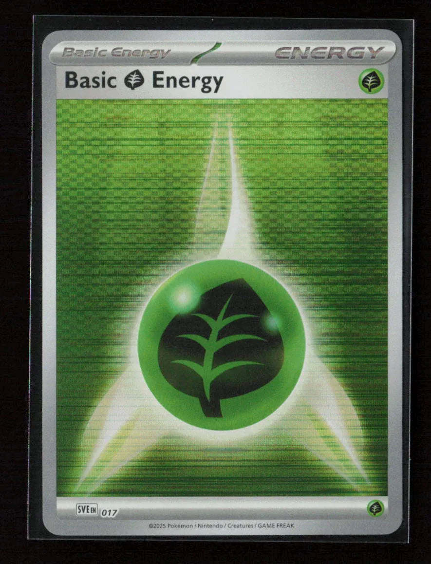 Basic Grass Energy - Common SVE: Scarlet & Violet Energies 017 NM - Kang's Collectibles