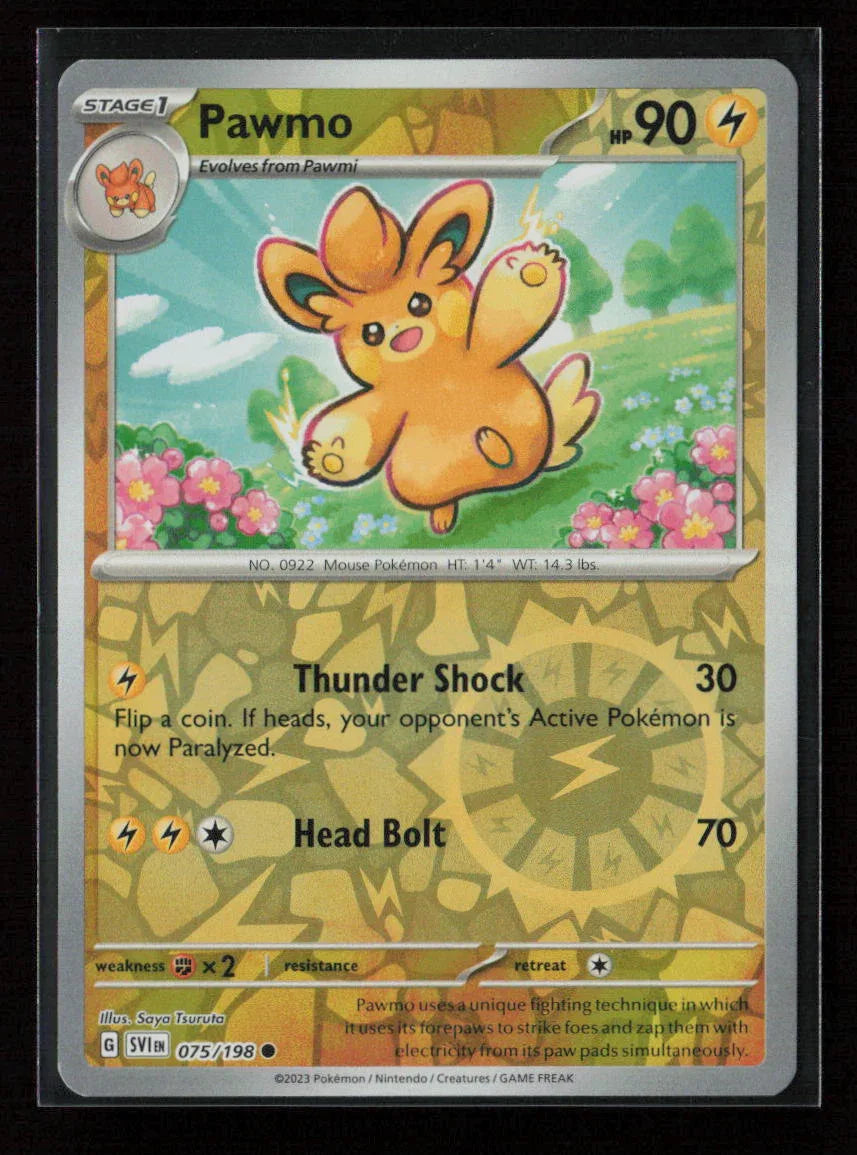 Pawmo Common SV01: Scarlet & Violet Base Set 075/198 NM - Kang's Collectibles