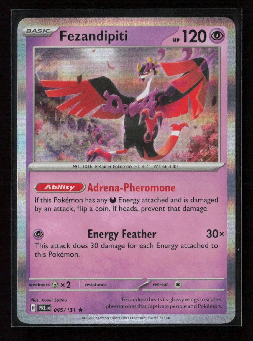 Fezandipiti (Master Ball Pattern) Rare SV: Prismatic Evolutions 045/131 NM - Kang's Collectibles
