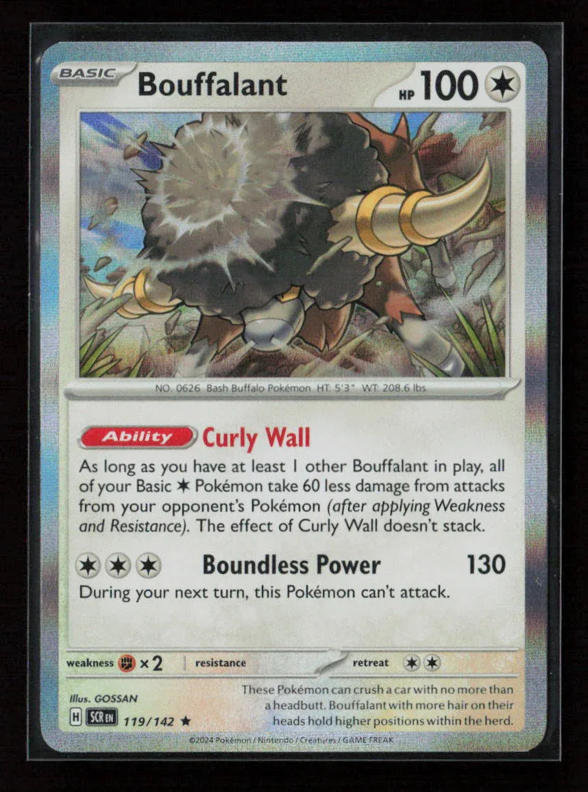Bouffalant Rare Deck Exclusives 119/142 NM - Kang's Collectibles