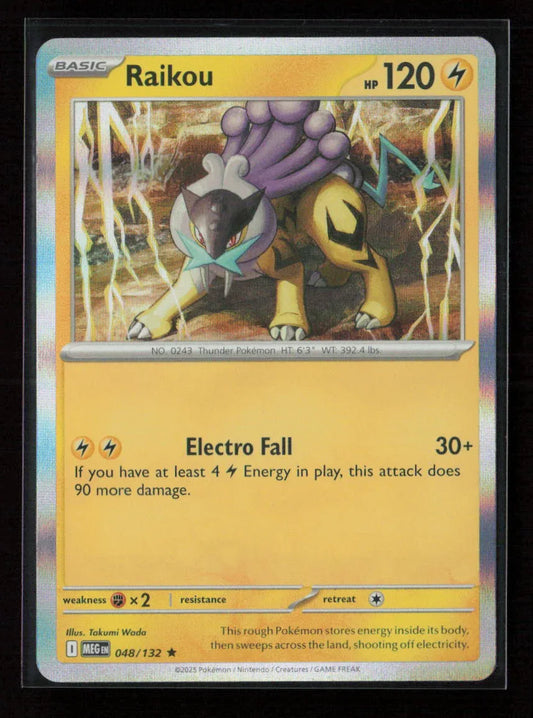Raikou Rare ME01: Mega Evolution 048/132 NM - Kang's Collectibles