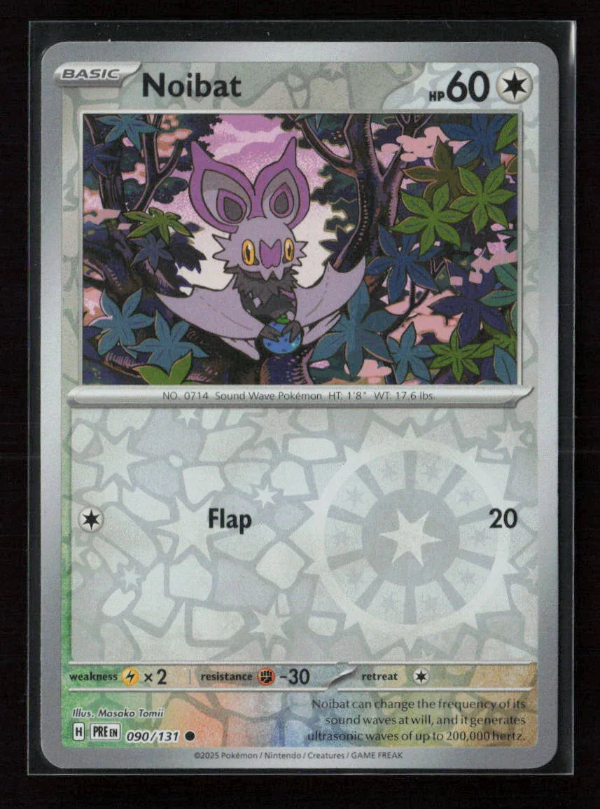 Noibat Common SV: Prismatic Evolutions 090/131 NM - Kang's Collectibles