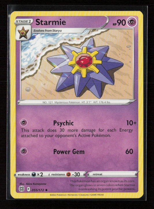 Starmie Uncommon SWSH09: Brilliant Stars 055/172 LP